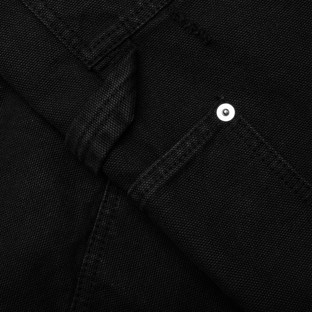 Destroyed Carpenter Pant Washed Black