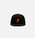 FOG 59Fifty Mens Fitted Hat Black Orange