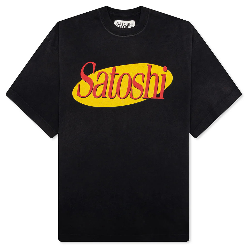 Sitcom Tee Washed Black