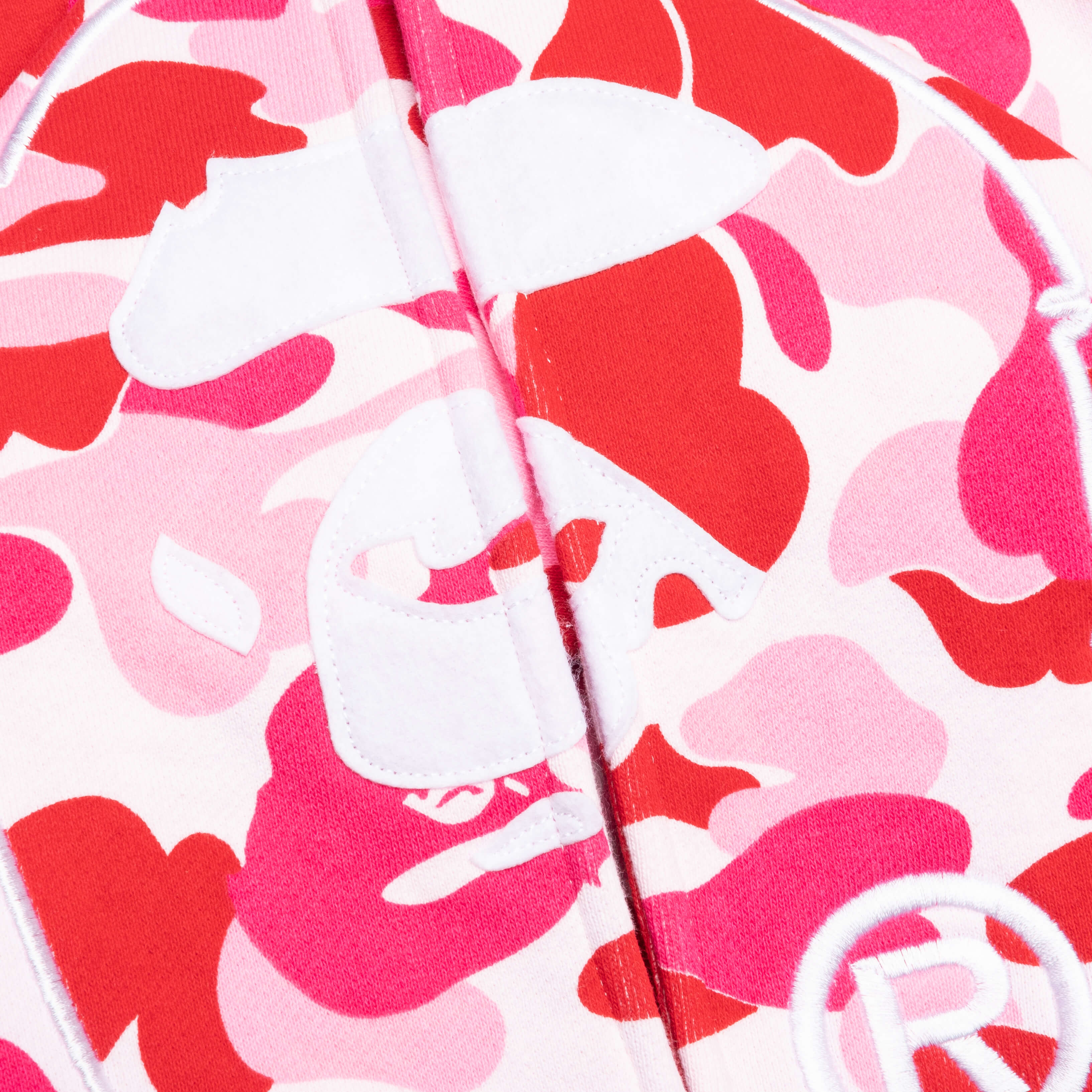 ABC Camo 2nd APE Pullover Hoodie Pink