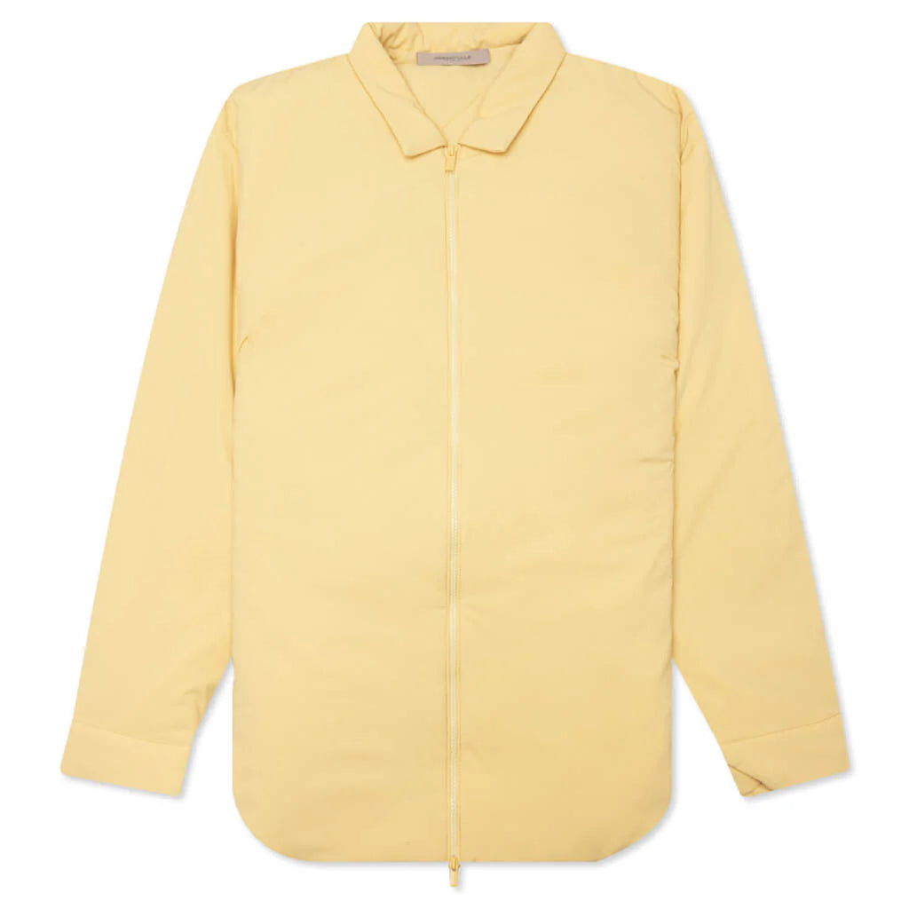 Nylon Filled Shirt Jacket Light Tuscan
