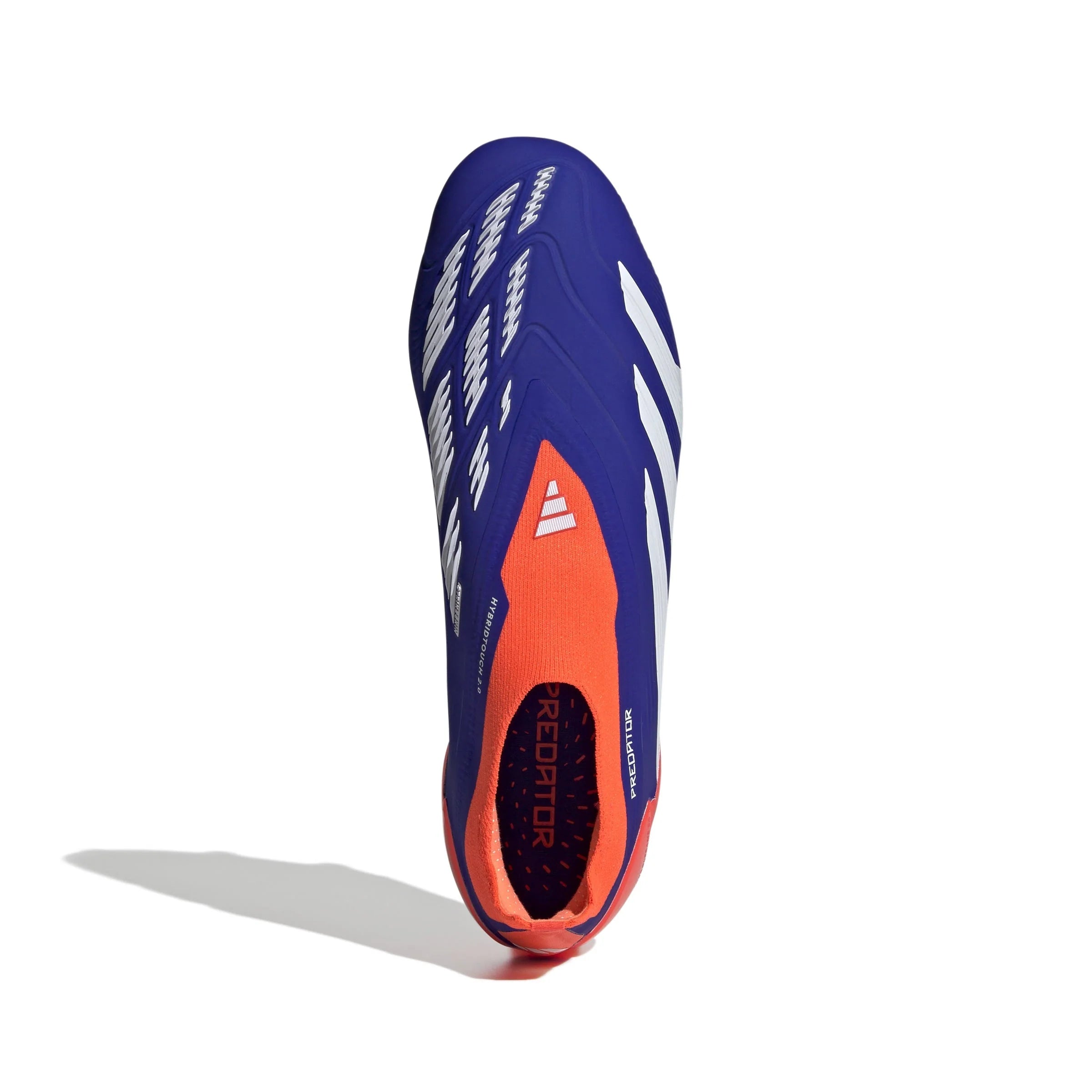 adidas Predator Elite Laceless FG Laceless Firm Ground Soccer Cleats Lucid Blue White Solar Red