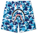 ABC Camo Shark Sweat Shorts Blue