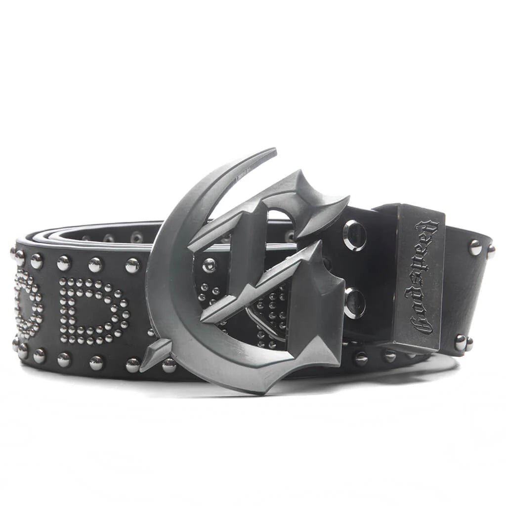 Forged GS Studded Belt Black