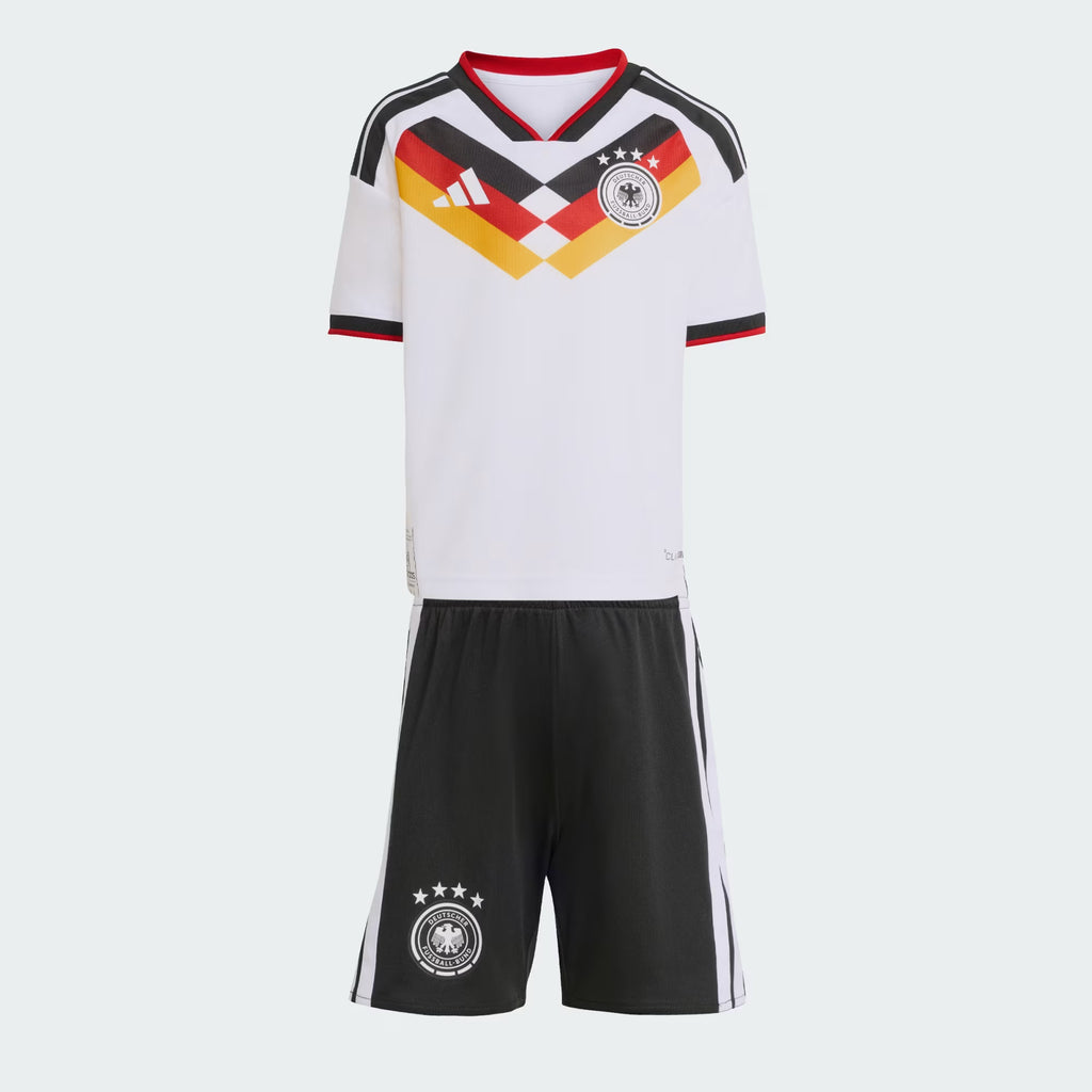 adidas Germany Home Youth Soccer Mini Kit 26 White