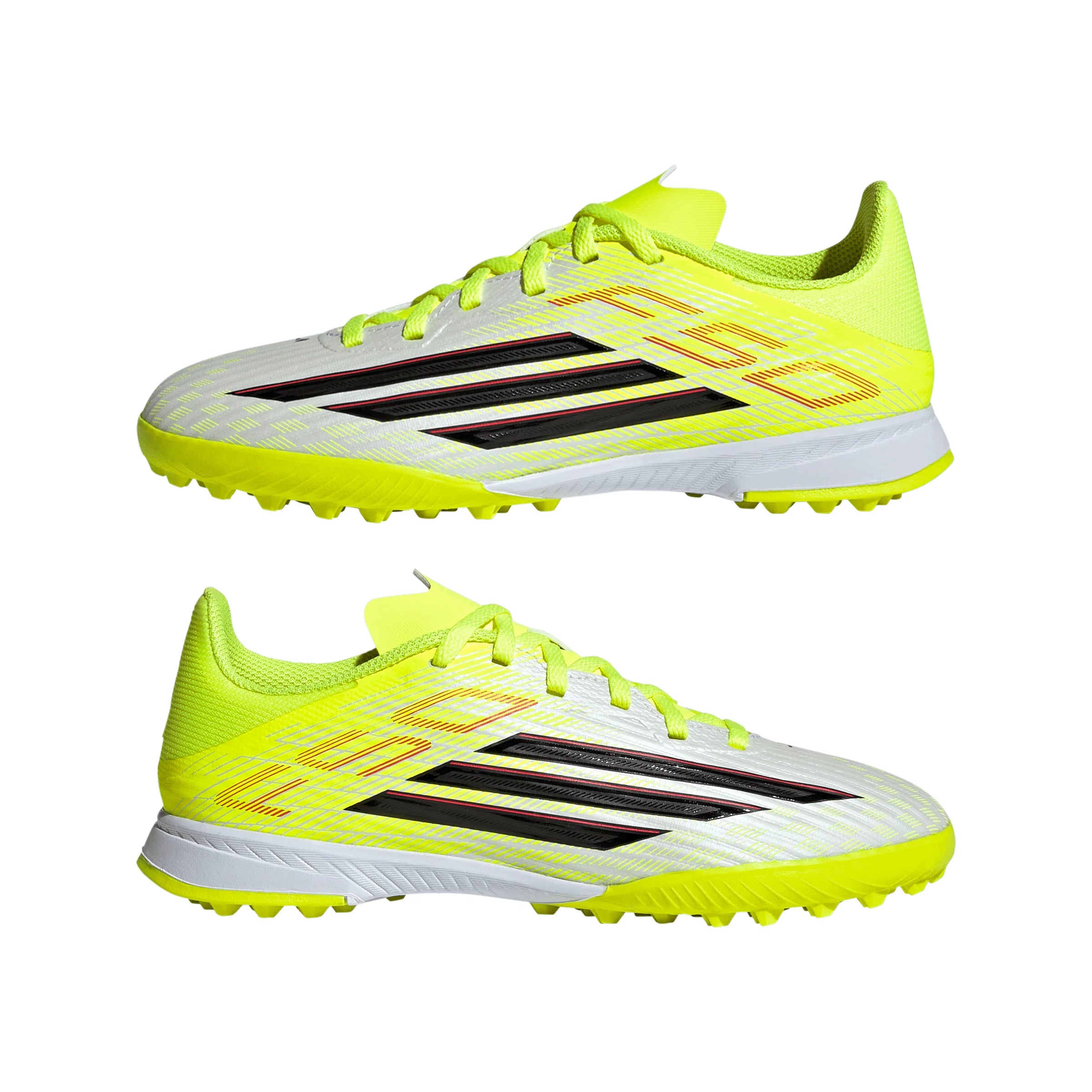 adidas F50 League TF Turf Youth Soccer Cleats Yellow Black Red