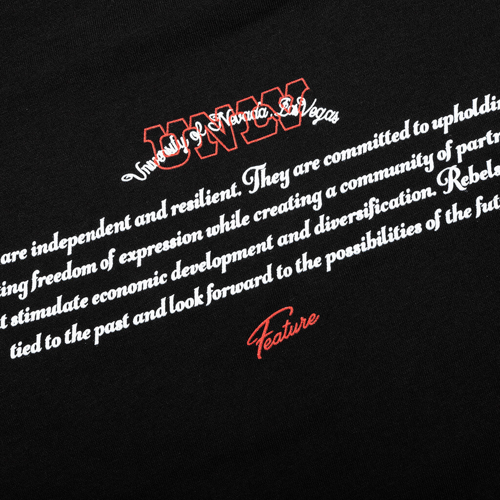 Feature x UNLV Chrome Rebels Tee Black