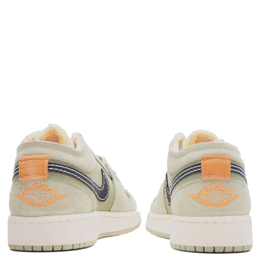 Air Jordan 1 Low GS Sky J Light Olive Black Celadon