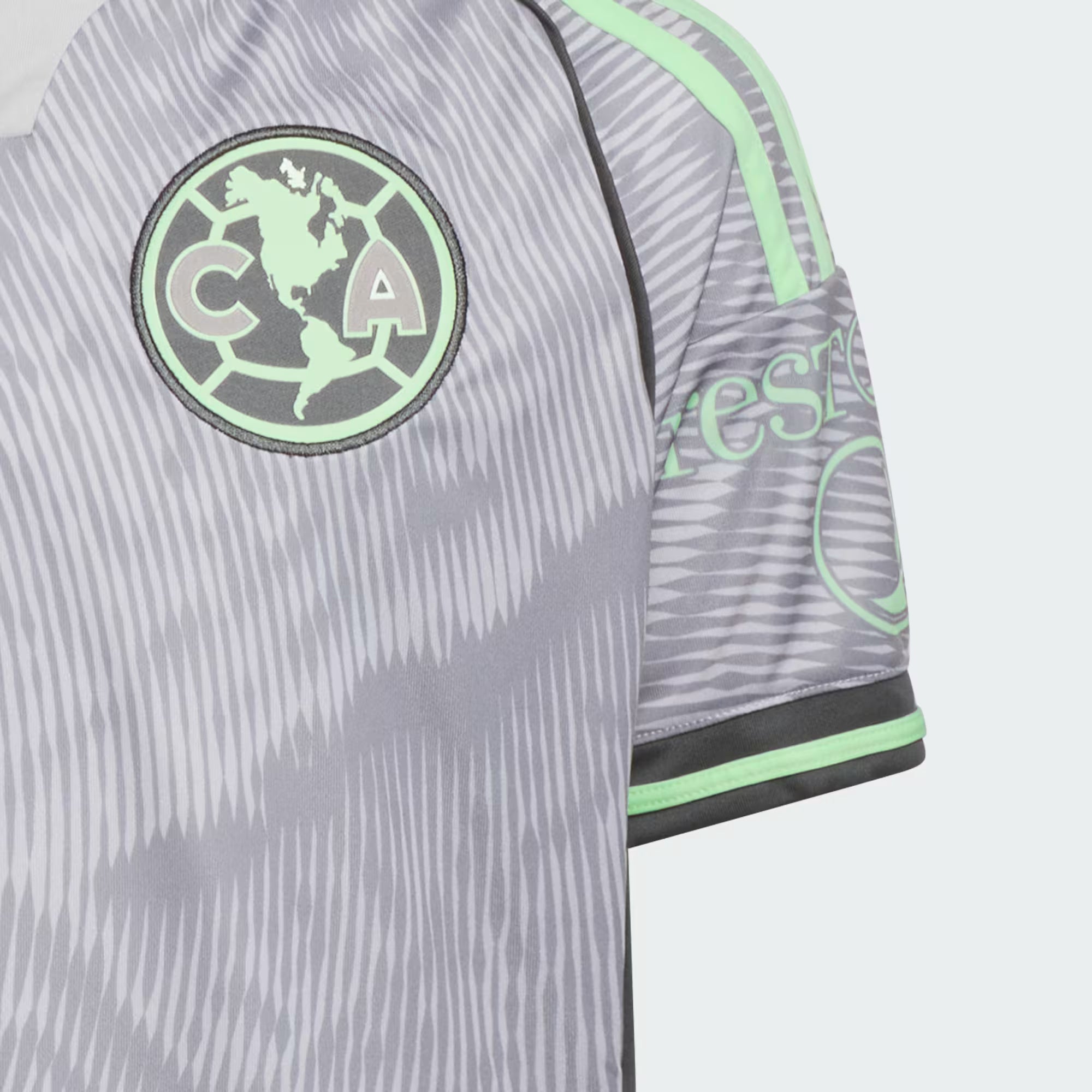 adidas Club America Youth Third Soccer Jersey 25 26 Grey