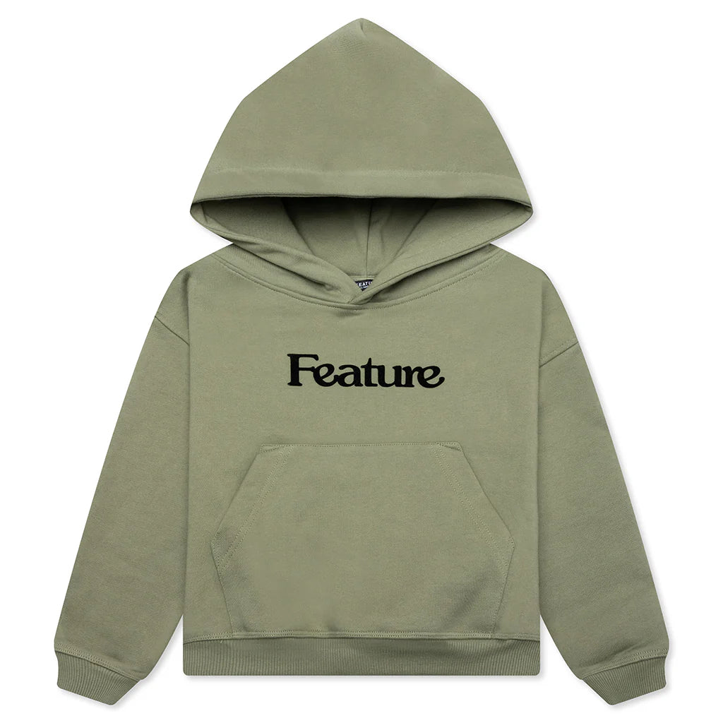 Kids Academy Hoodie Oil Green