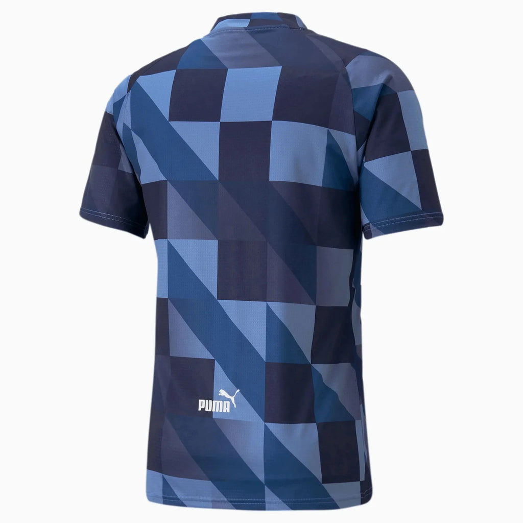 PUMA Manchester City Pre Match Jersey Light Blue Navy