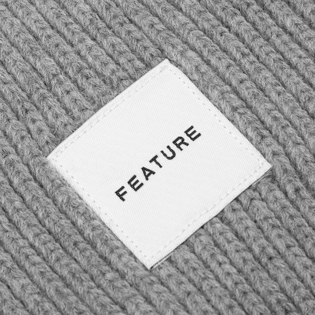Oversized Beanie Grey