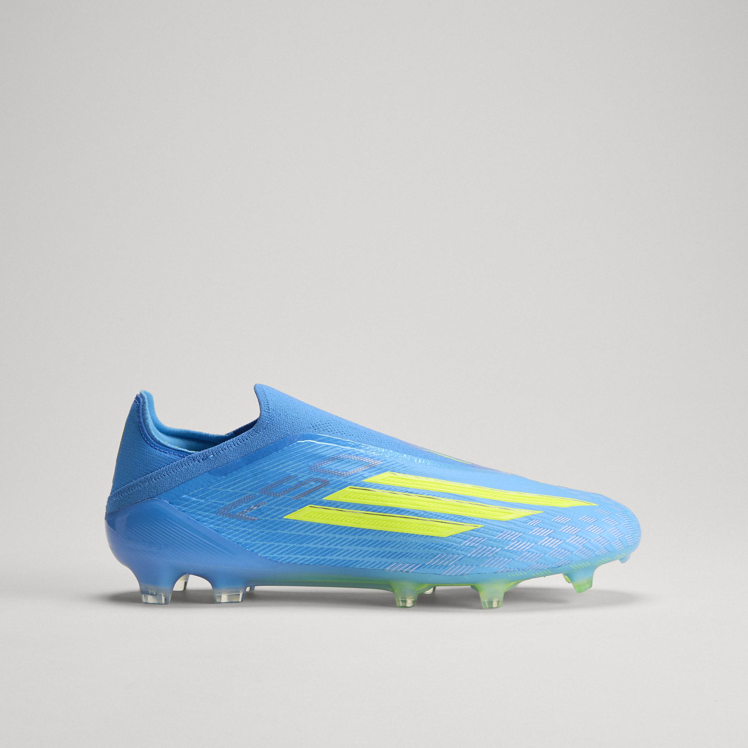 adidas F50 Elite Laceless FG Firm Ground Mens Soccer Cleats Blue Yellow Aqua