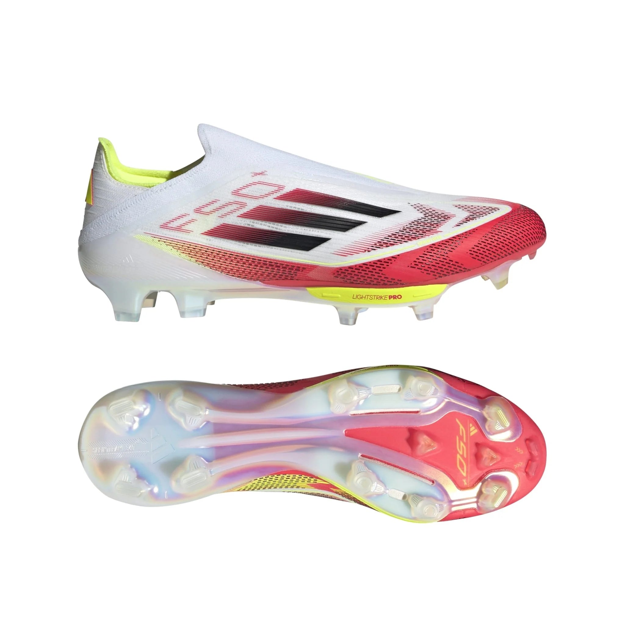 adidas F50 FG Mens Soccer Cleats White Black Yellow