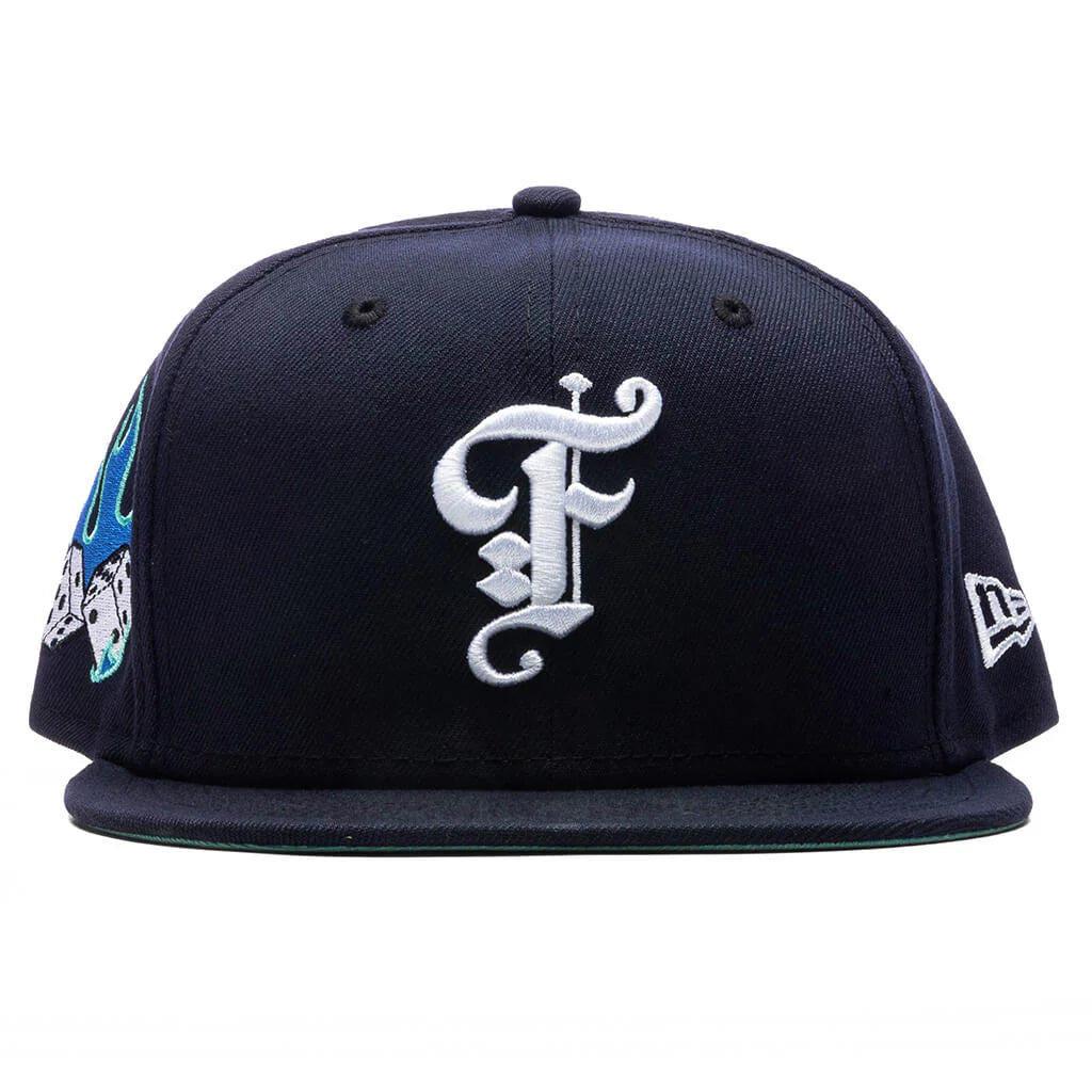 Feature x New Era Flaming Dice 59FIFTY Fitted Feature F