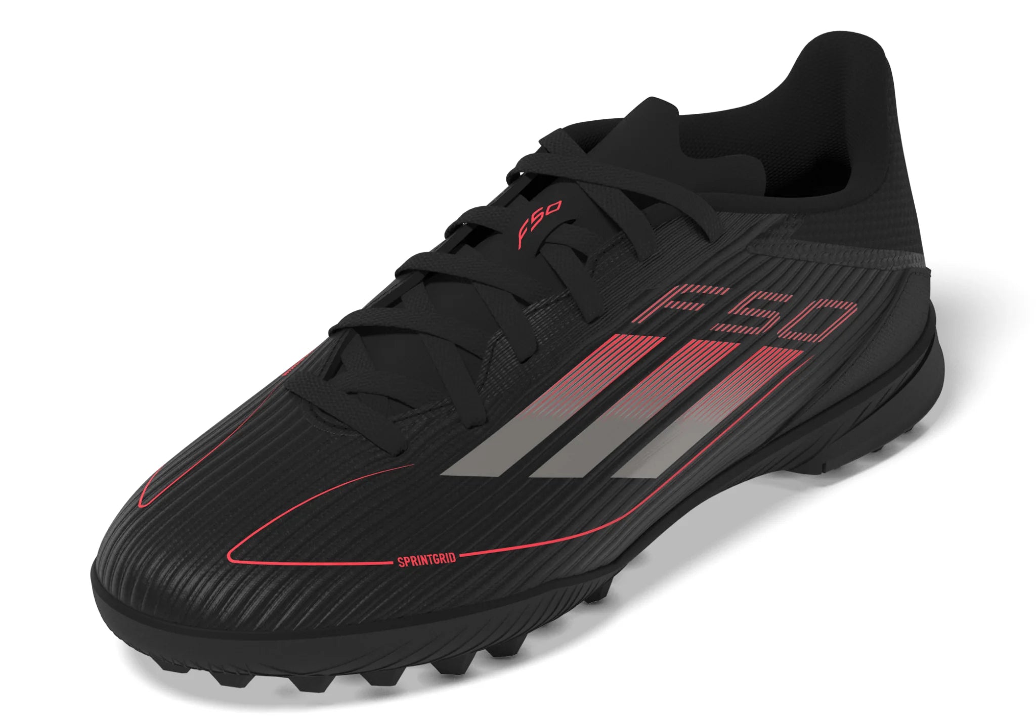 adidas F50 League Turf Kids Soccer Cleats Black Iron
