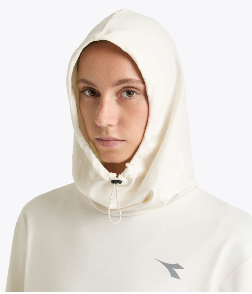 Womens Diadora Jersey Pullover Run Hoodie
