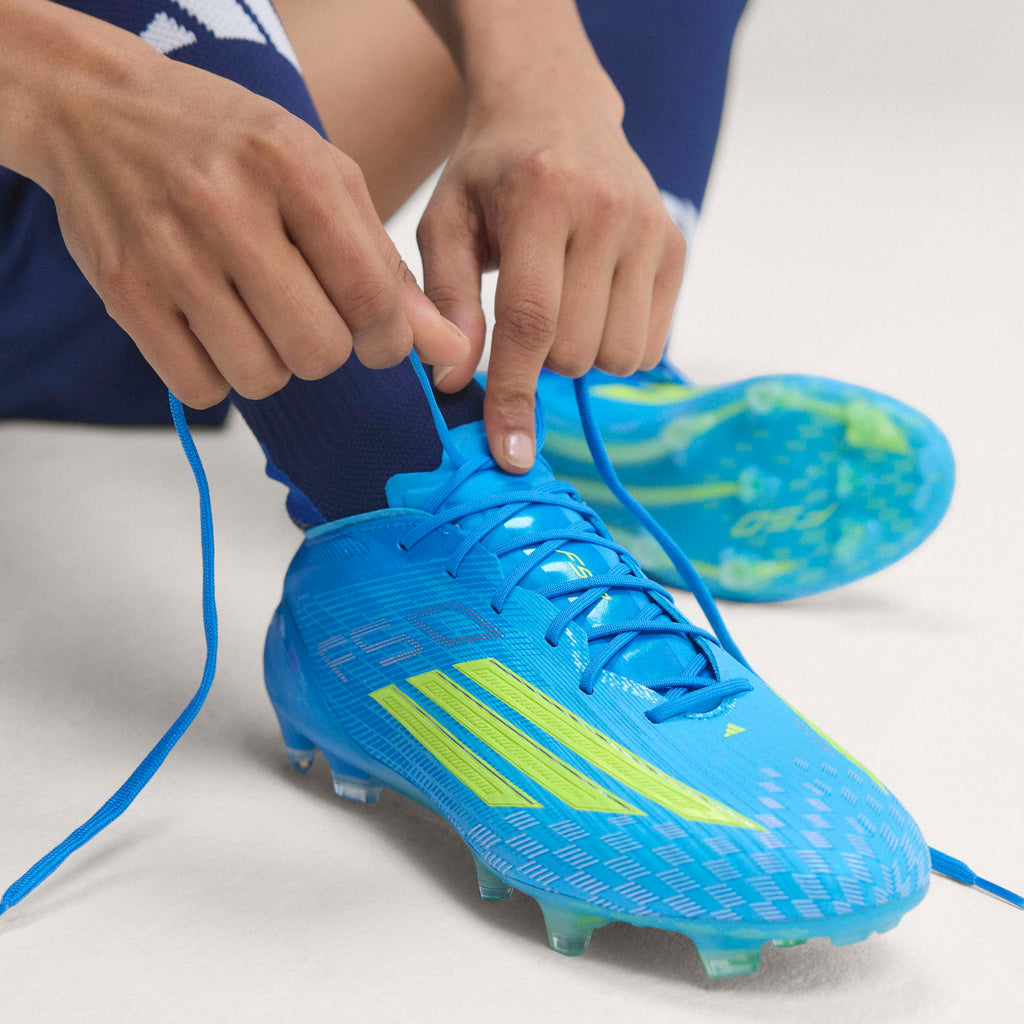 adidas F50 Elite FG Firm Ground Mens Soccer Cleats Blue Yellow Aqua