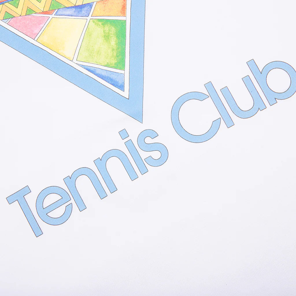 Afro Cubism Tennis Club T Shirt White