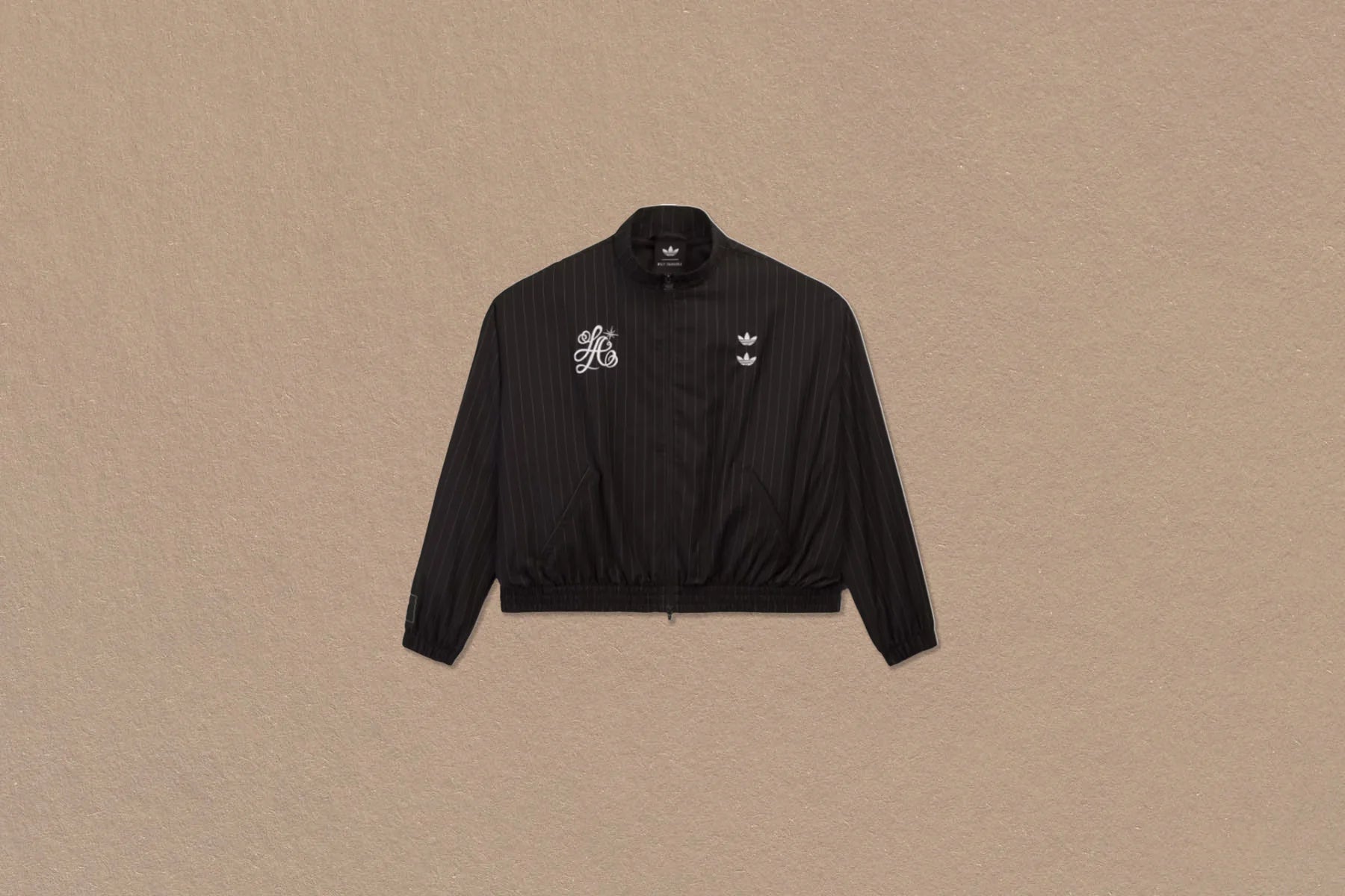 Adidas Originals x Willy Chavarria Pinstripe Track Jacket Black