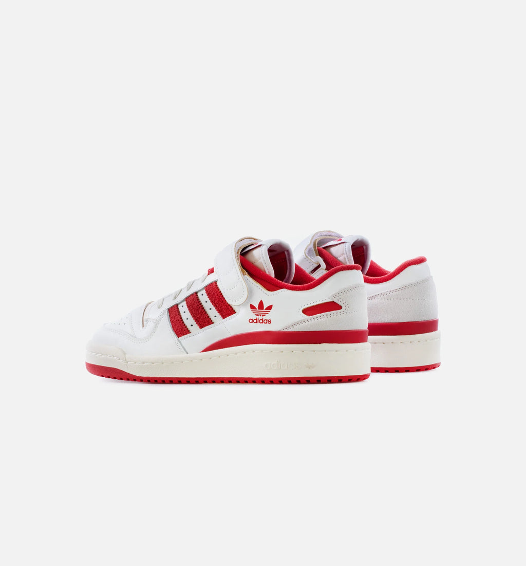 Forum 84 Low Mens Lifestyle Shoe White Red