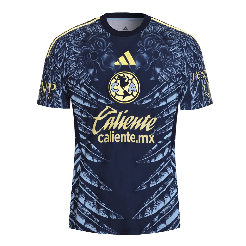 adidas Club América Mens Away Soccer Jersey 25 26 Blue