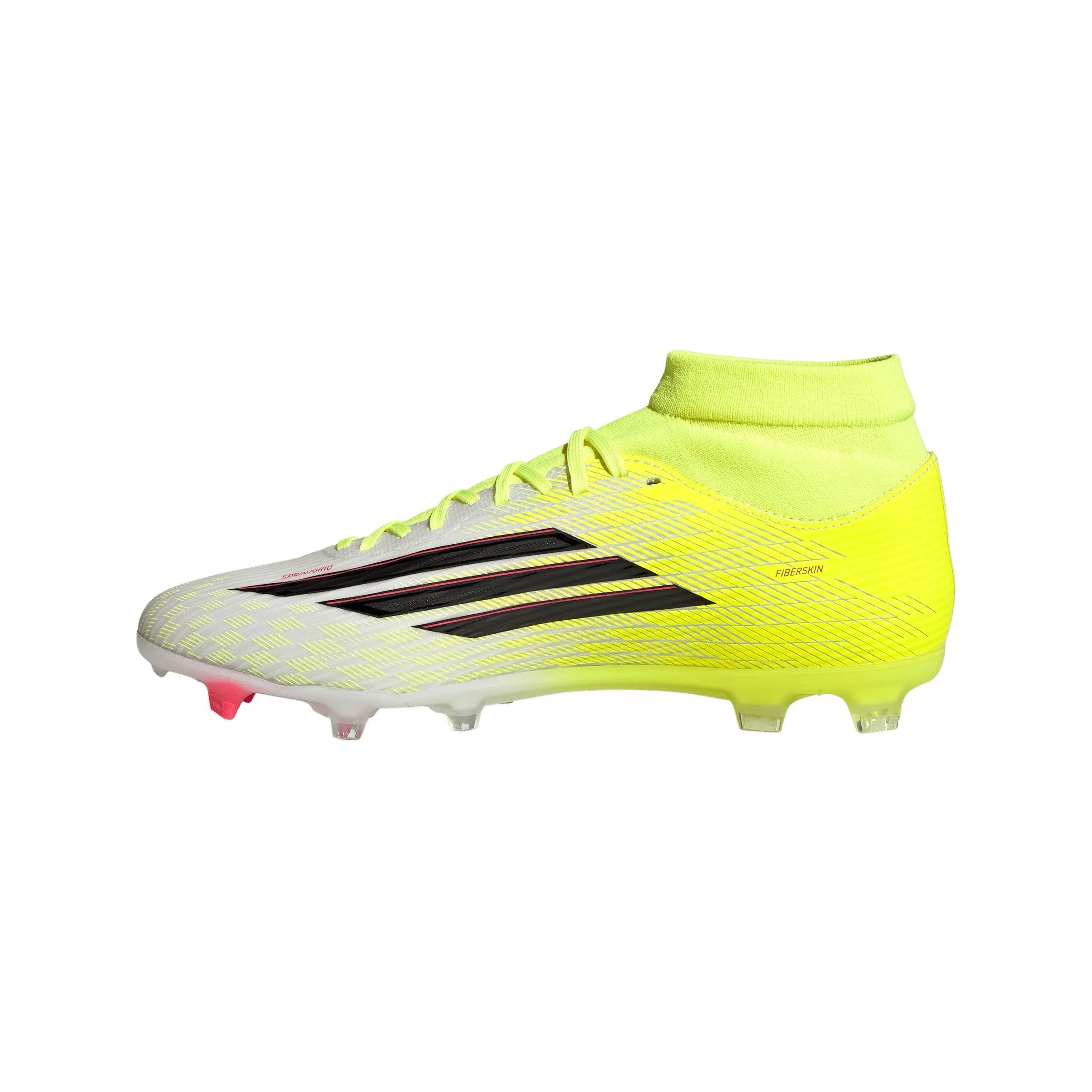 adidas F50 League Mid Cut FG MG Firm Ground Multi Ground Mens Soccer Cleats Yellow Black
