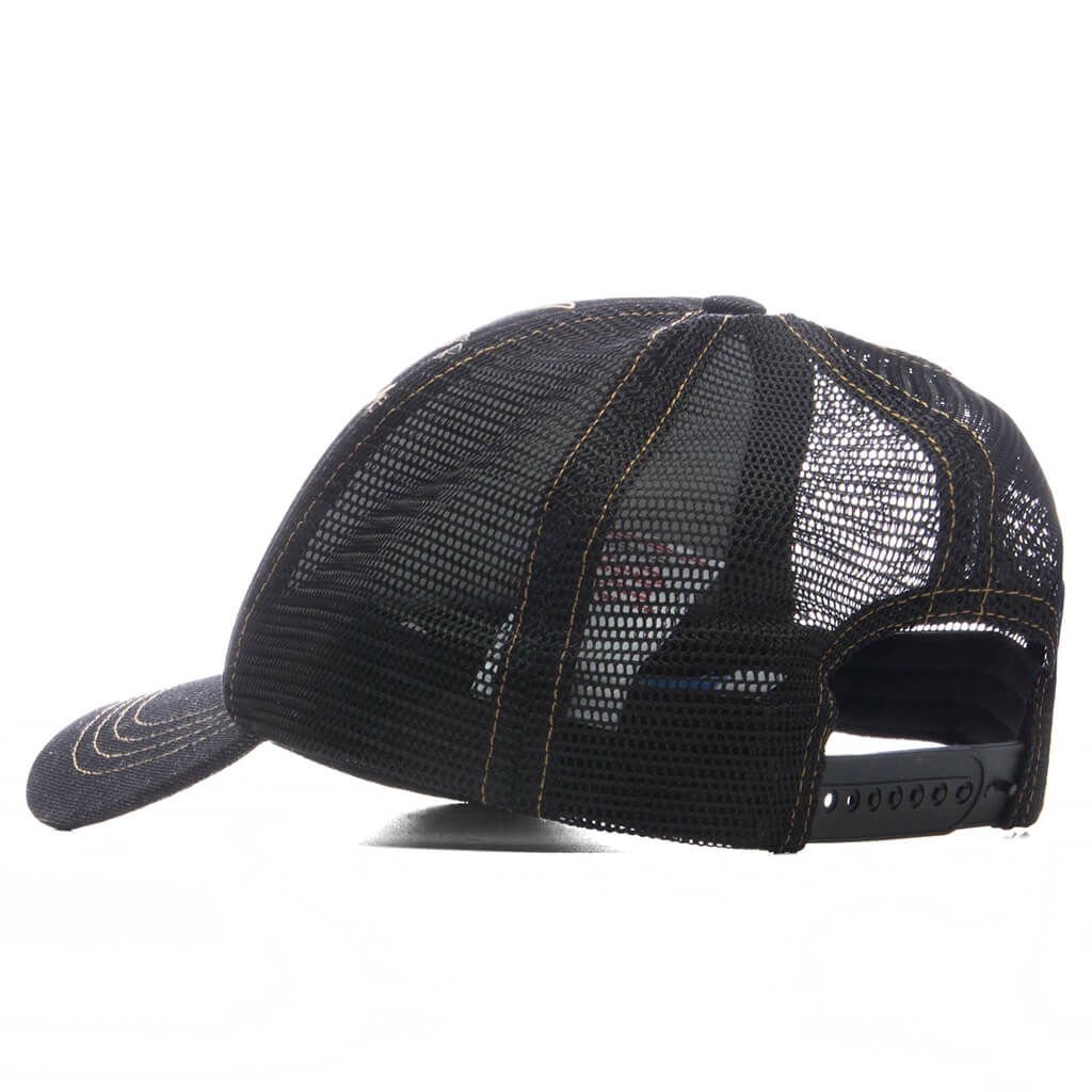 Love For Life Trucker Cap Black Denim
