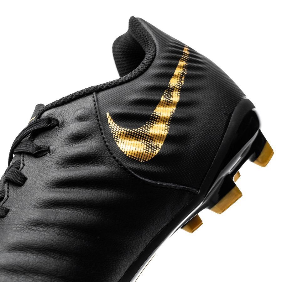 Nike Legend 7 Academy FG Firm Ground Soccer Cleats Black Gold