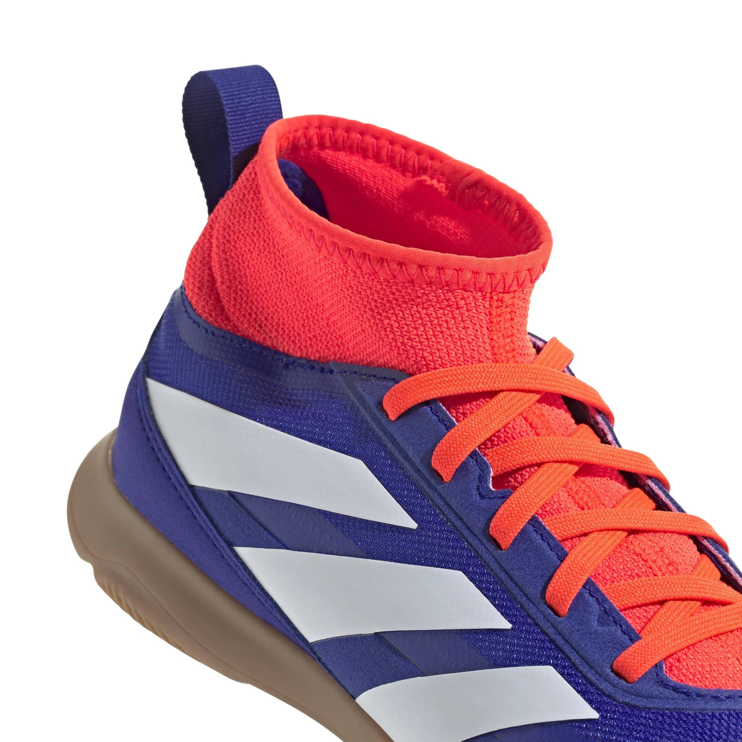 adidas Predator League IN Junior Indoor Soccer Shoes Lucid Blue White Solar Red