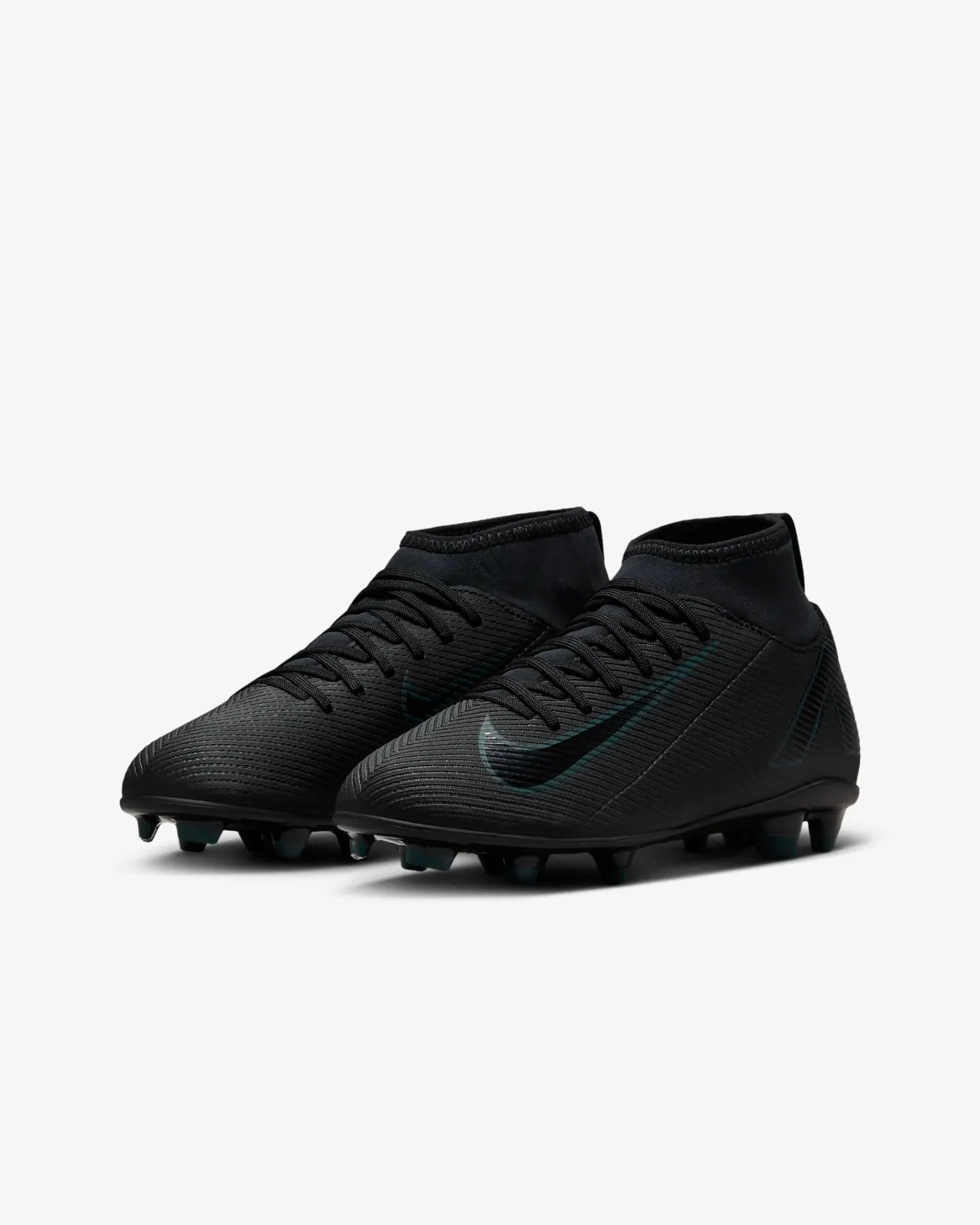 Nike Jr Superfly 10 Club FG Firm Ground Soccer Cleats Black Deep Jungle Black