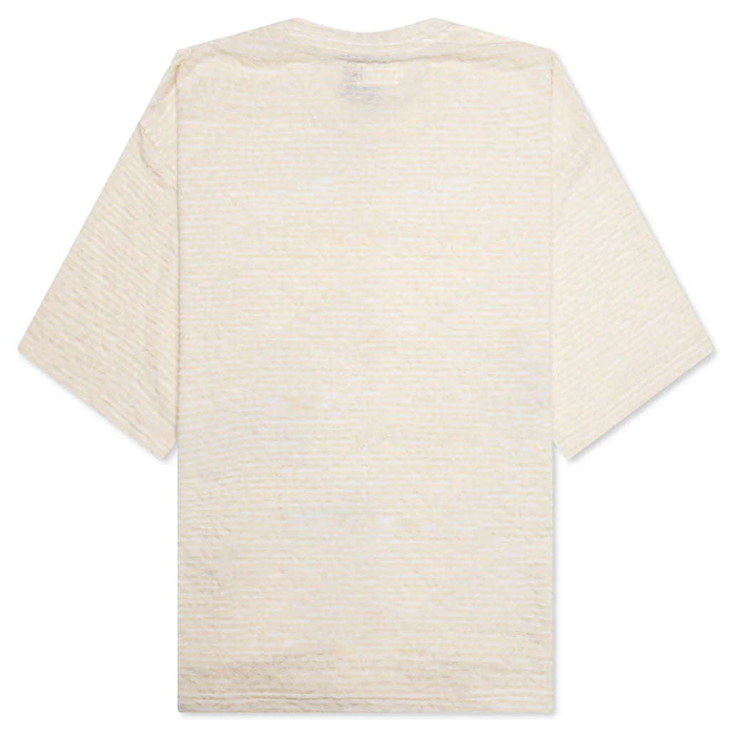 Stripe Box Tee Bone