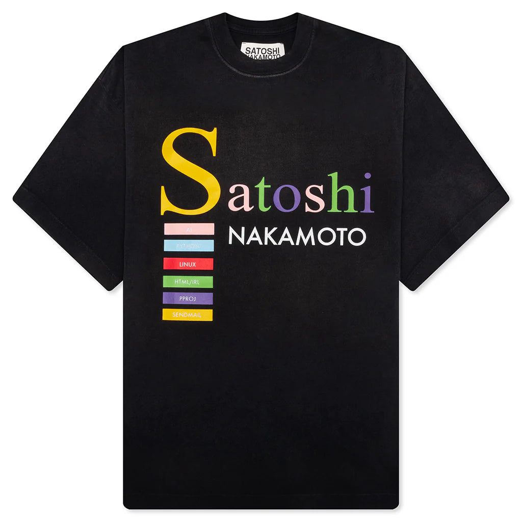 Best Code Tee Washed Black