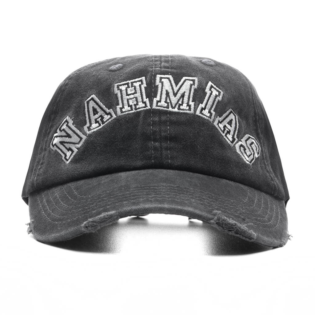 Nahmias Chenille Dad Cap Off Black