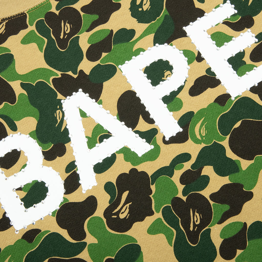 Abc Camo Crystal Stone Crewneck Green