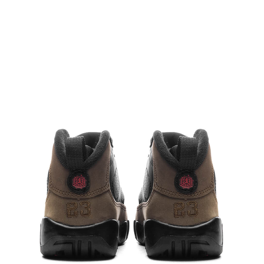 Jordan 9 Retro TD Black True Red Light Olive