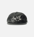 End The 6 Panel Adjustable Mens Hat Black