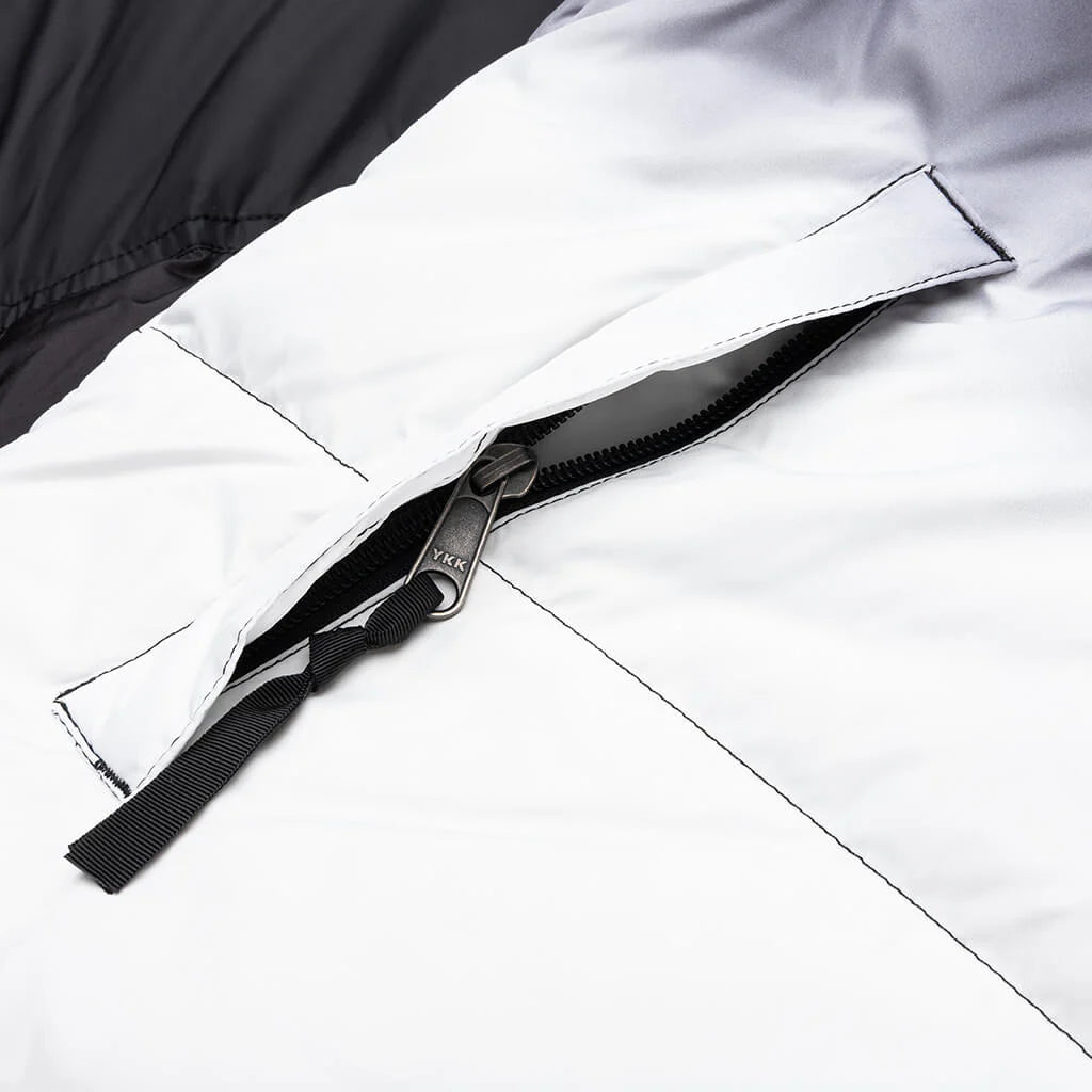 1996 Nuptse Dip Dye Jacket Black