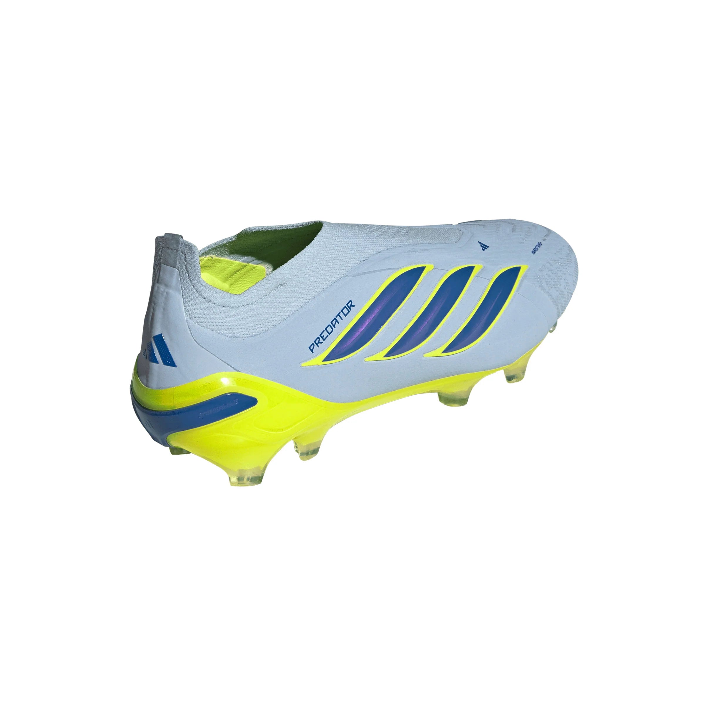 adidas Predator Elite Laceless FG Firm Ground Mens Soccer Cleats Sky Blue Yellow