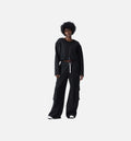 Summer Cargo Womens Sweatpants Black