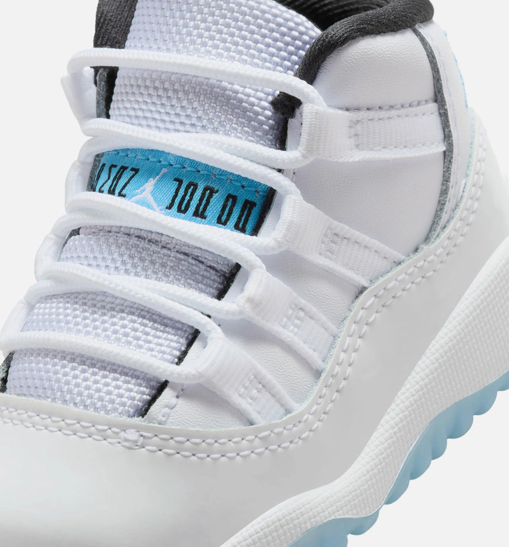 Air Jordan 11 Retro Legend Blue Infant Toddler Lifestyle Shoe White Legend Blue Black Free Shipping