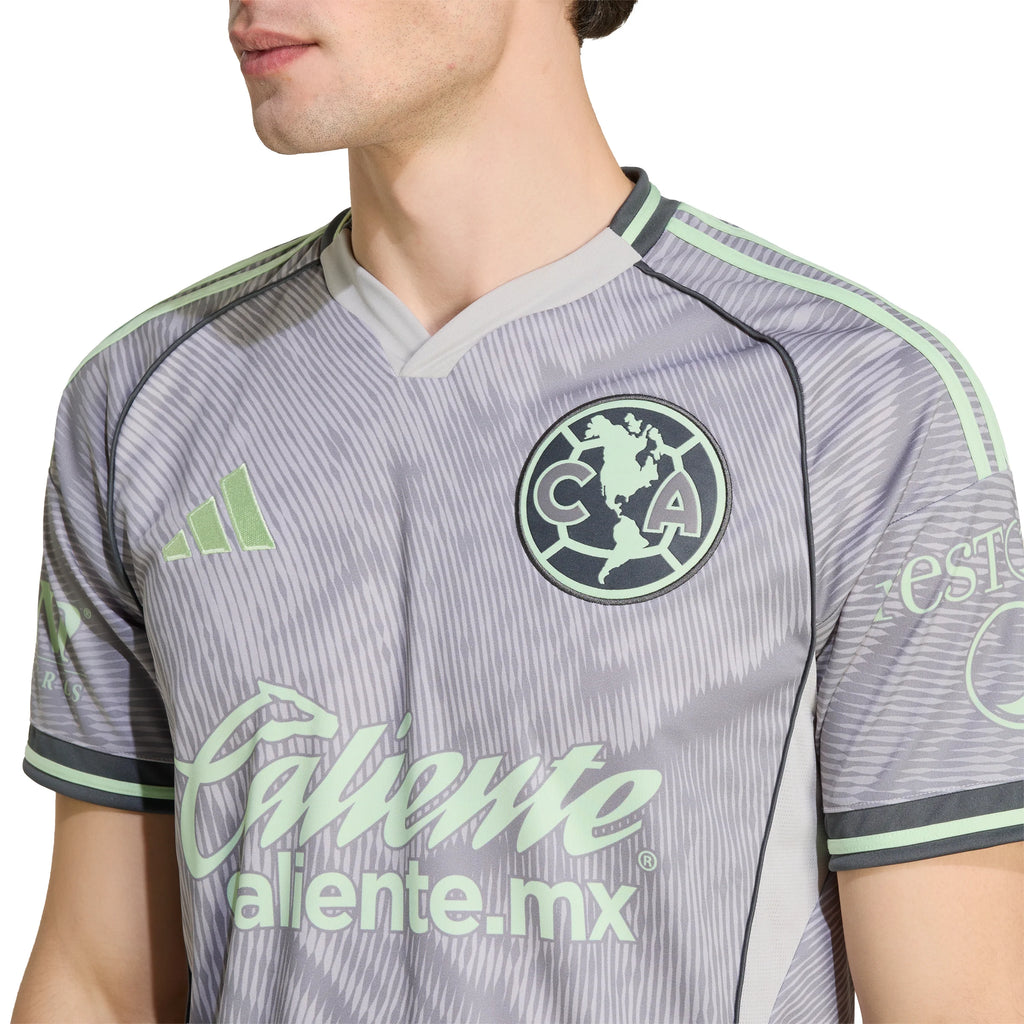 adidas Club America Third Mens Soccer Jersey 25 26 Grey