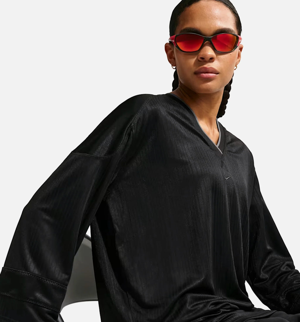 NSW Oversized Tunic Womens Jersey Black Black Black