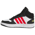 adidas Kids Hoops Grand Court White Silver Size 1