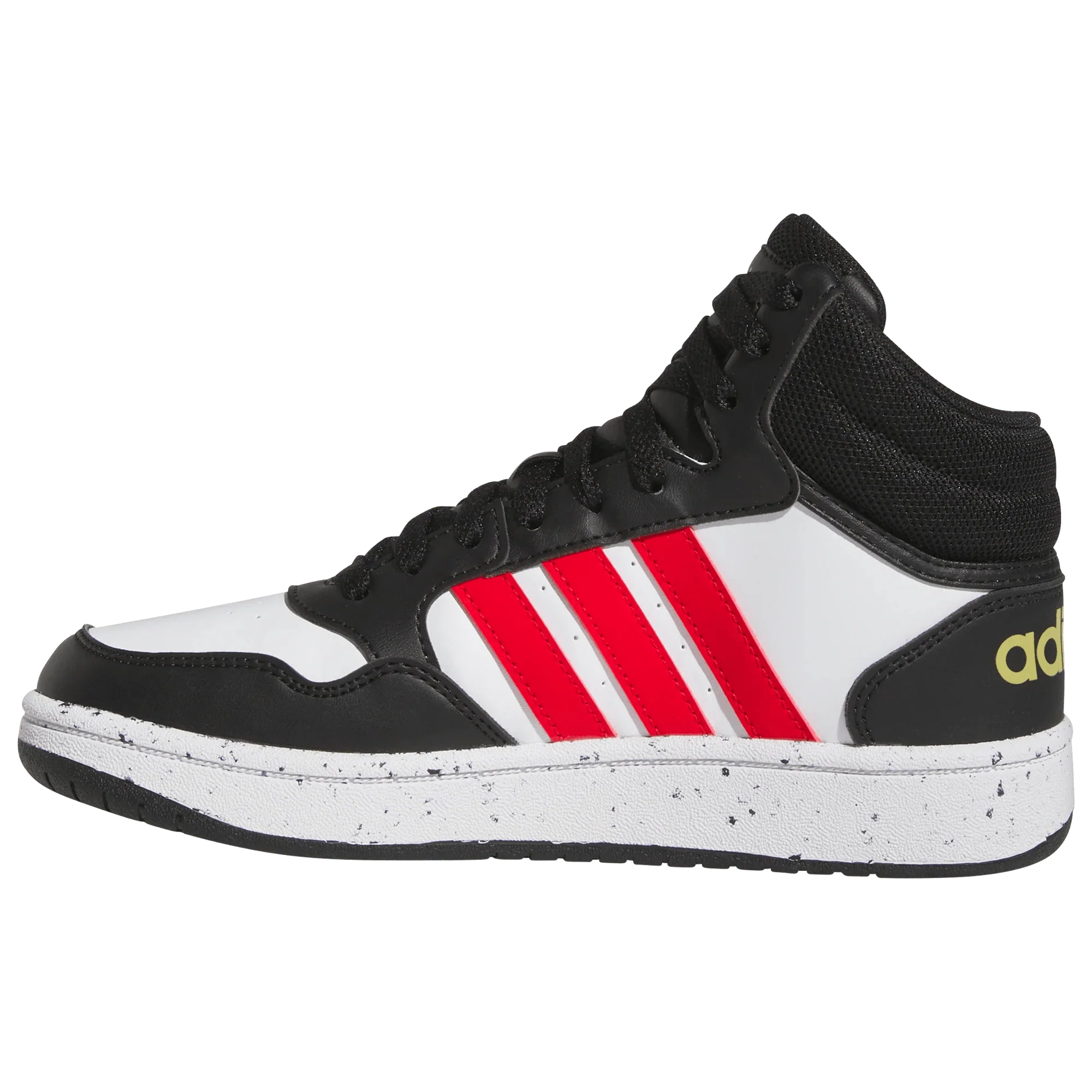 adidas Kids Hoops Grand Court White Silver Size 1