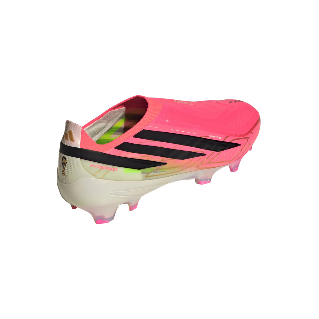 adidas F50 Hyperfast Elite Laceless Firm Ground Mens Soccer Cleats Turquesa Black Gold