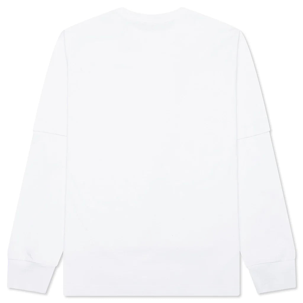 Sacai x Carhartt WIP Cotton Jersey L S T Shirt White