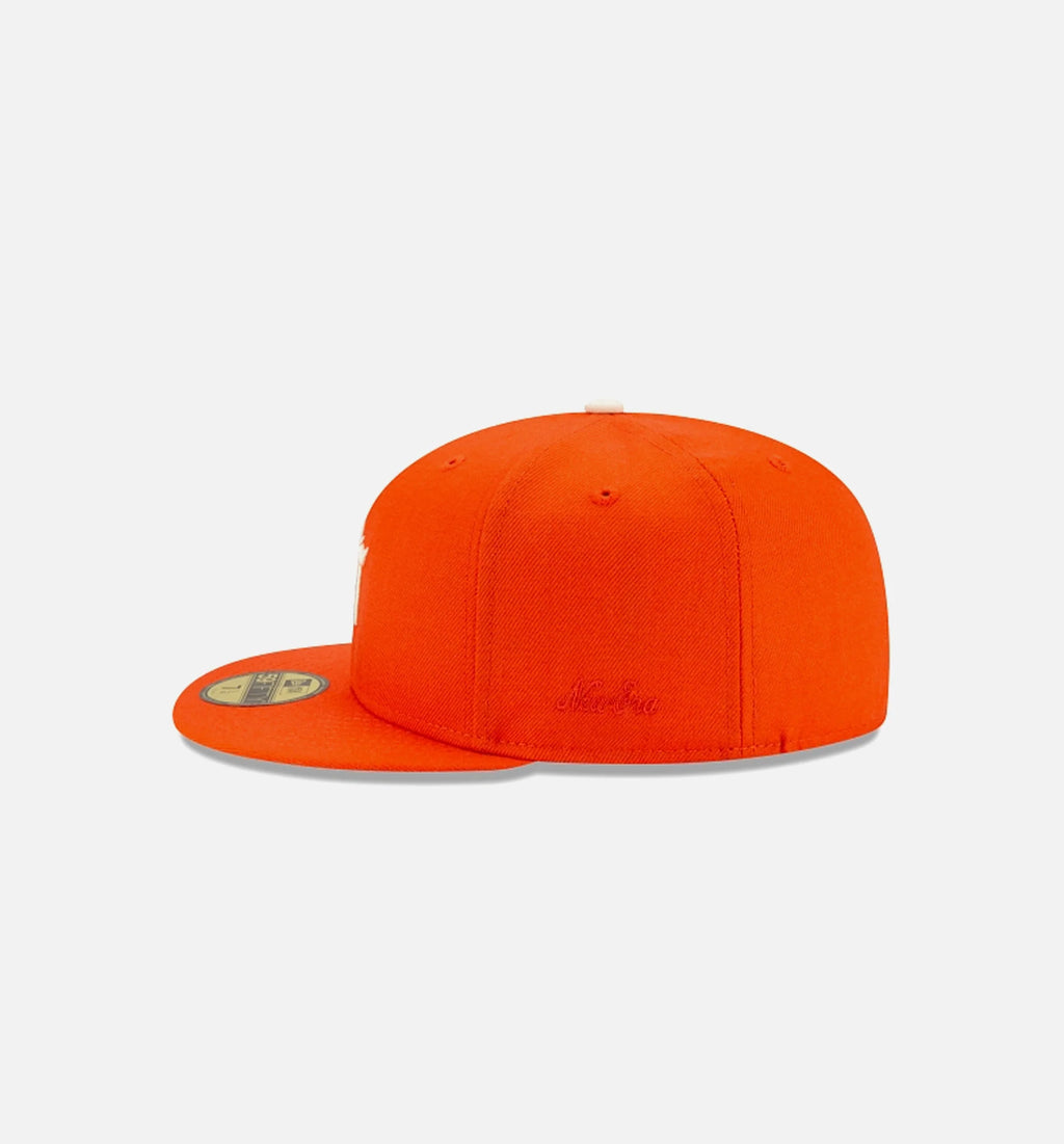 Fear of God Essentials 59FIFTY Fitted Hat Mens Hat Orange
