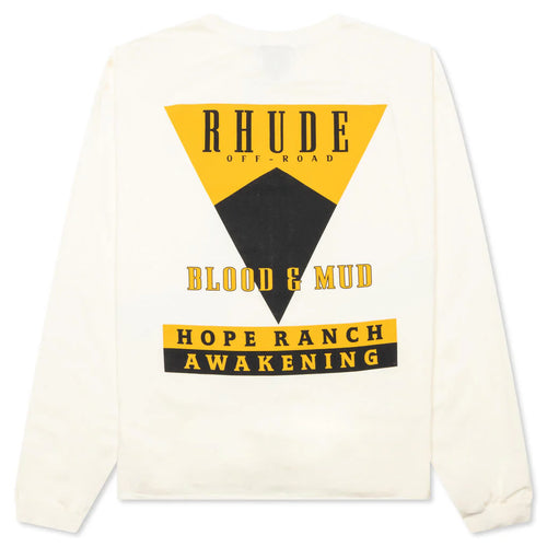 Blood and Mud L S Tee Vintage White