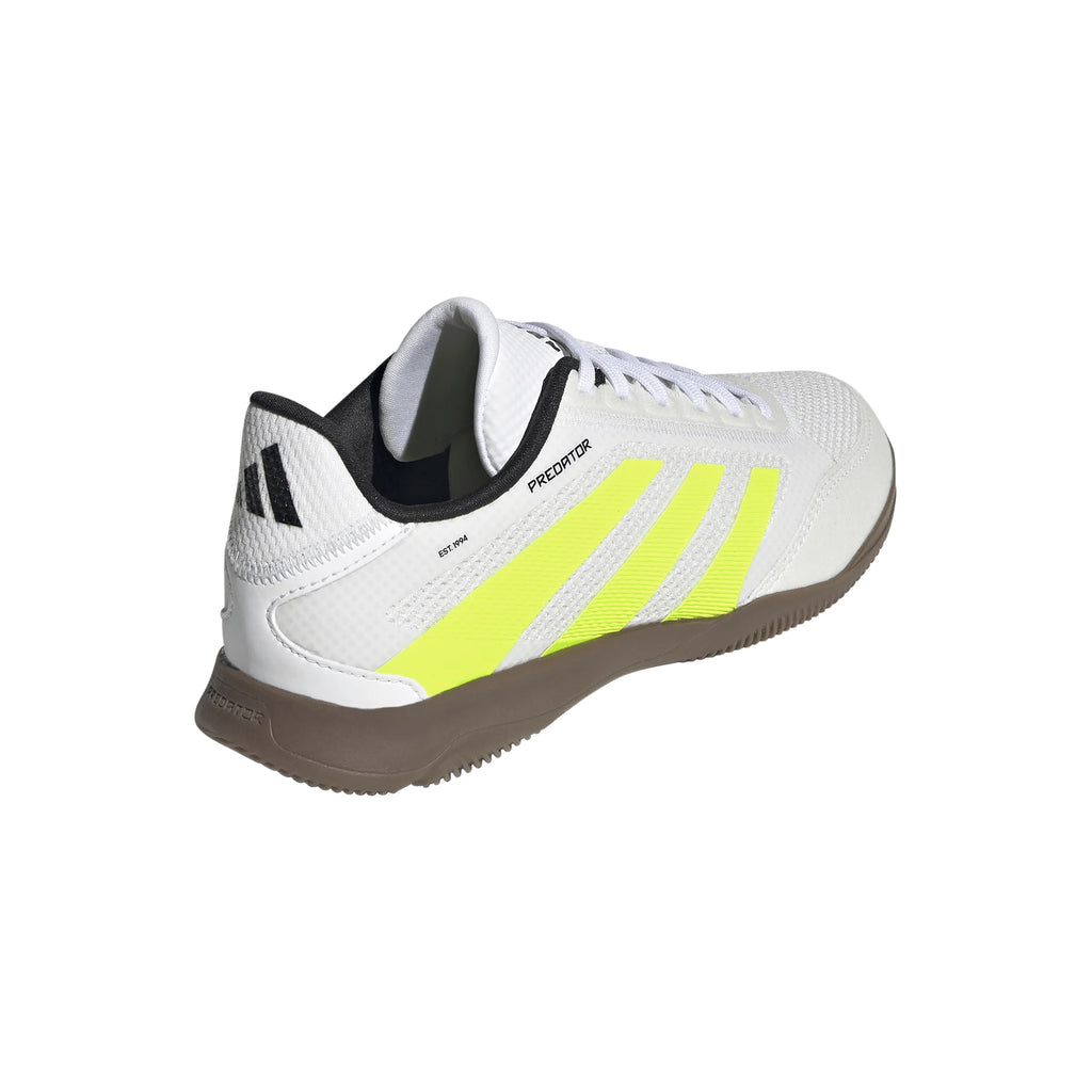 adidas Predator League Youth Indoor Shoes White Lemon